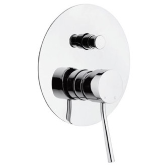 Diverter Single-Lever Bath and Shower Diverter With Deluxe Flange, Rough-In Valve Included Remer N09L